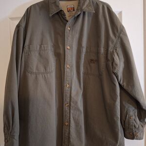Timberland Green Button-Up Shirt
